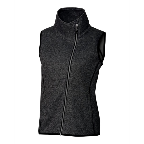 Women's vest with a full-zip, welt pockets, and zip closure.... from ASI 47965 Cutter & Buck
