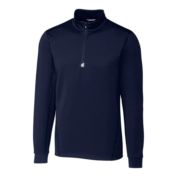 Men's sweatshirt with a quarter zip, UPF 50+ protection, matte fabric... from ASI 47965 Cutter & Buck