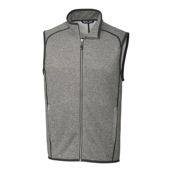 Men's vest with a full-zip, pockets, and tonal stretch binding.... from ASI 47965 Cutter & Buck