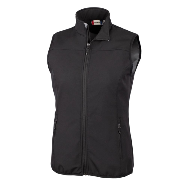 Women's vest with a full-zip, water resistance, two pockets, and brushed... from ASI 47965 Cutter & Buck