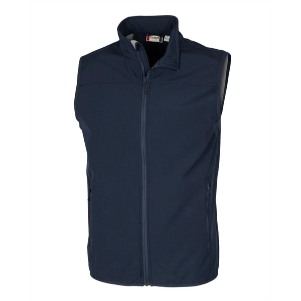 Men's vest with a full-zip, water resistance, two pockets, and brushed... from ASI 47965 Cutter & Buck