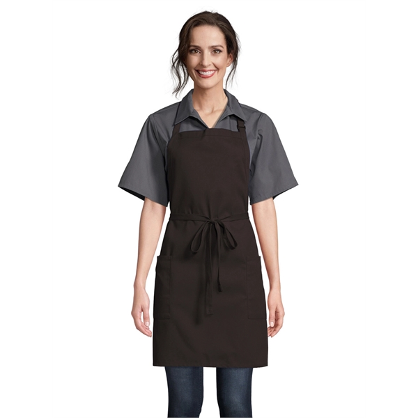 Uncommon Threads Unisex Two-Pocket Bib Apron... from ASI 86018 Scrub Authority / Uniform Stores