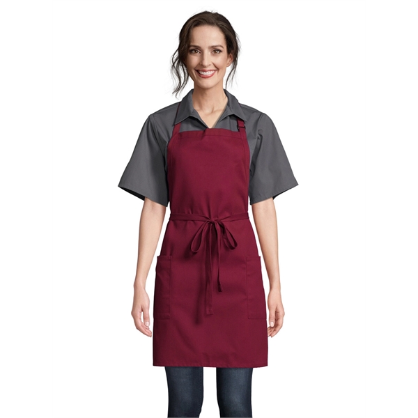 Uncommon Threads Unisex Two-Pocket Bib Apron... from ASI 86018 Scrub Authority / Uniform Stores