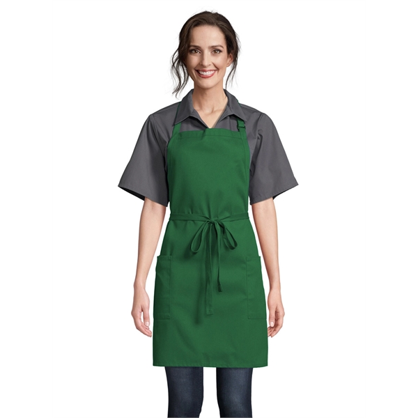 Uncommon Threads Unisex Two-Pocket Bib Apron... from ASI 86018 Scrub Authority / Uniform Stores