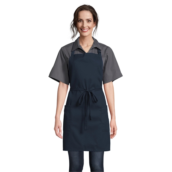 Uncommon Threads Unisex Two-Pocket Bib Apron... from ASI 86018 Scrub Authority / Uniform Stores