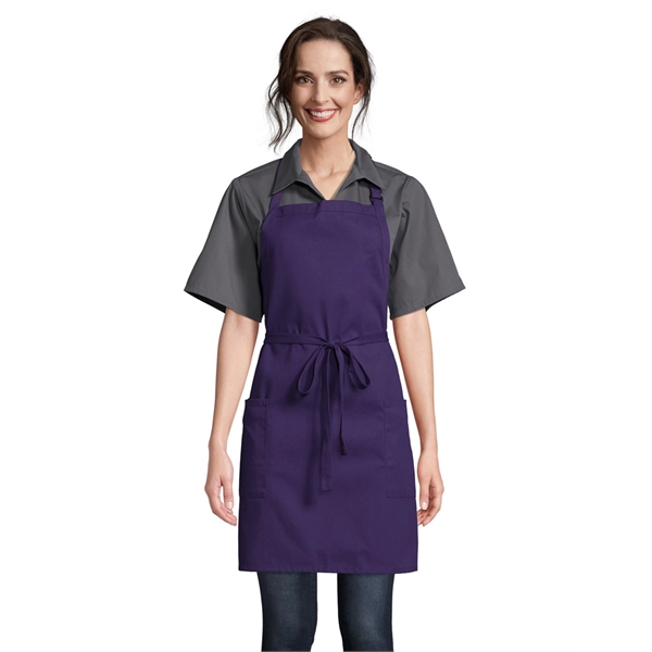 Uncommon Threads Unisex Two-Pocket Bib Apron... from ASI 86018 Scrub Authority / Uniform Stores