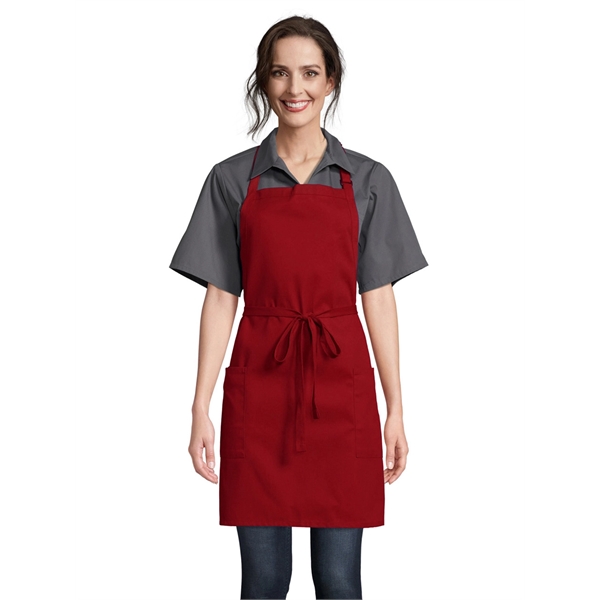 Uncommon Threads Unisex Two-Pocket Bib Apron... from ASI 86018 Scrub Authority / Uniform Stores