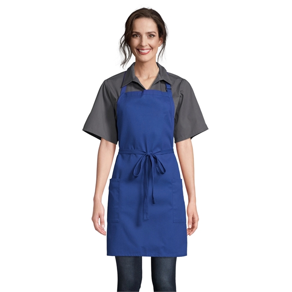 Uncommon Threads Unisex Two-Pocket Bib Apron... from ASI 86018 Scrub Authority / Uniform Stores