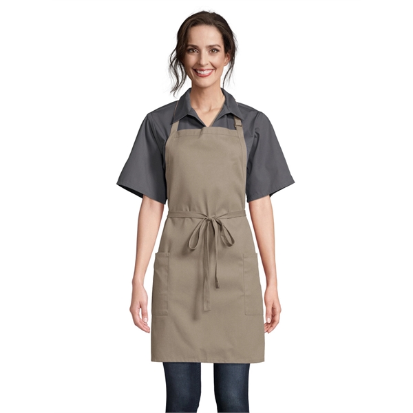 Uncommon Threads Unisex Two-Pocket Bib Apron... from ASI 86018 Scrub Authority / Uniform Stores