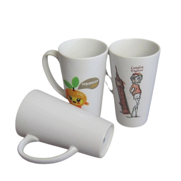 3.46 x 5.87 inches 17 oz. traditional ceramic mug with 1... from ASI 37218 Athena Promo (tm)