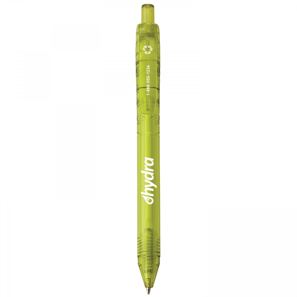 Recycled plastic push-action pen with a recycled symbol printed on clip... from ASI 88660 Spector & Co.