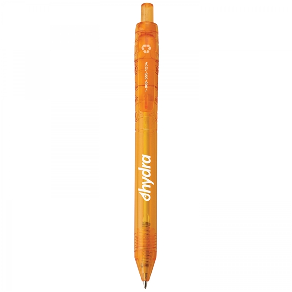 Recycled plastic push-action pen with a recycled symbol printed on clip... from ASI 88660 Spector & Co.