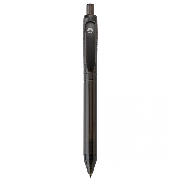 Recycled plastic push-action pen with a recycled symbol printed on clip... from ASI 88660 Spector & Co.