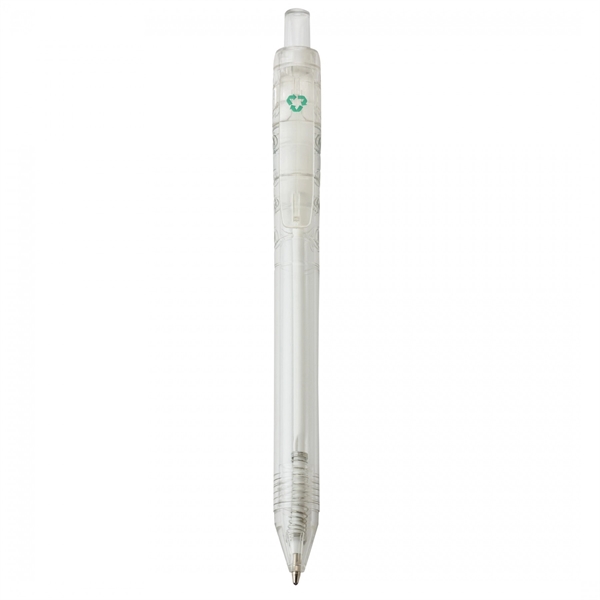 Recycled plastic push-action pen with a recycled symbol printed on clip... from ASI 88660 Spector & Co.