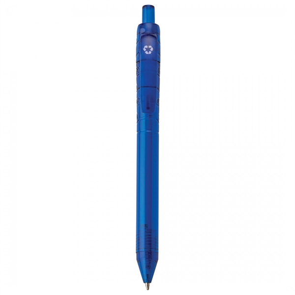 Recycled plastic push-action pen with a recycled symbol printed on clip... from ASI 88660 Spector & Co.