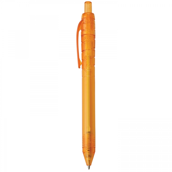 Recycled plastic push-action pen with a recycled symbol printed on clip... from ASI 88660 Spector & Co.