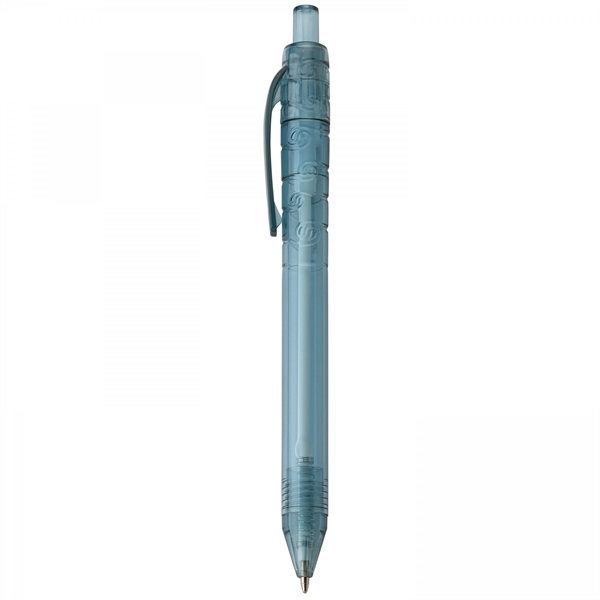 Recycled plastic push-action pen with a recycled symbol printed on clip... from ASI 88660 Spector & Co.
