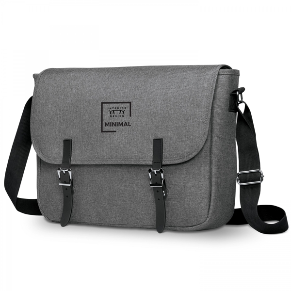 This Messenger Bag with its magnetic quick opening and deluxe stationery... from ASI 88660 Spector & Co.