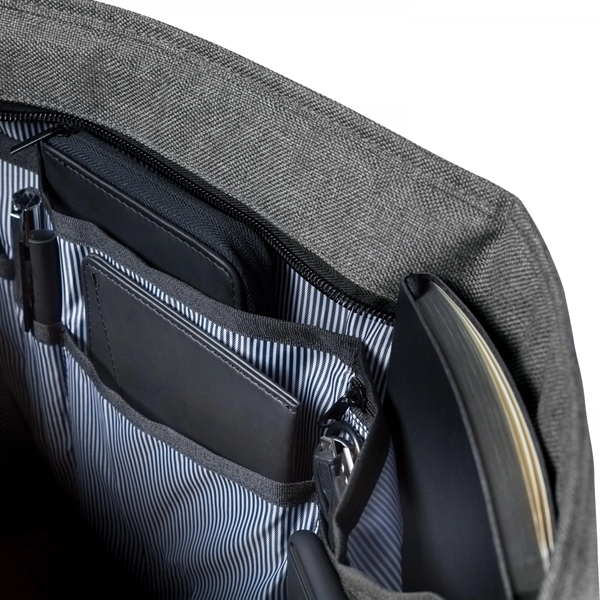 This Messenger Bag with its magnetic quick opening and deluxe stationery... from ASI 88660 Spector & Co.