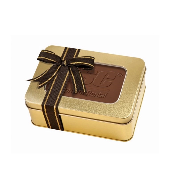 Small chocolate box filled with truffles or 3D chocolate pieces.... from ASI 44900 NC Custom (CI/Lanco) / Chocolate Inn