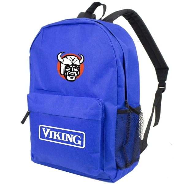 Durable material; Padded adjustable shoulder straps; Top carry handle; Side water... from ASI 40544 Binaco