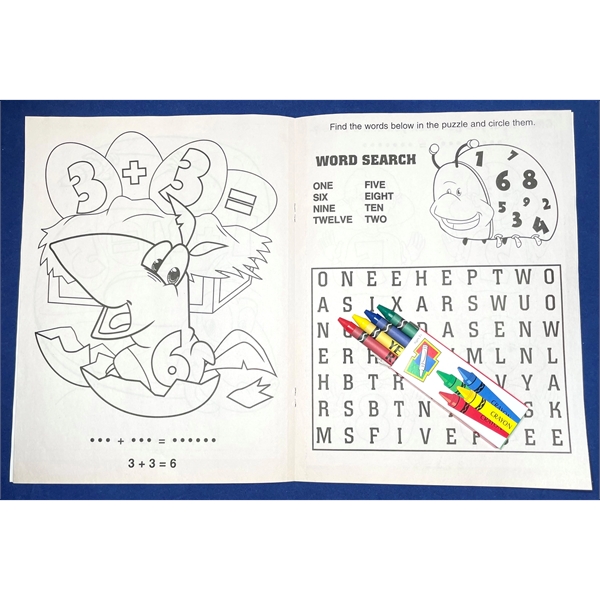 COLORING SET: Fun with Addition coloring book fun pack.... from ASI 45815 Coloring Book Solutions / Coloring Book Solutions™