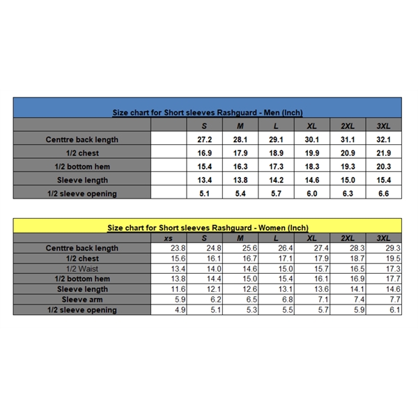 Adult Fully Customized Short Sleeve Rash Guard/Compression Shirt SPF30+... from ASI 72657 Active Life Promo / Active Life Promo