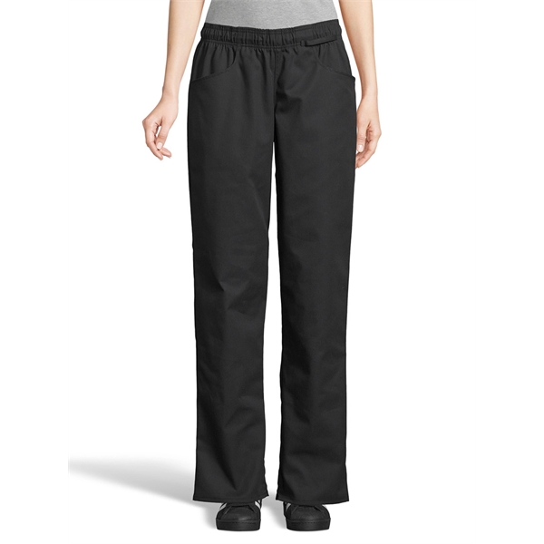 Uncommon Threads Womens Chef Pant - Black... from ASI 86018 Scrub Authority / Uniform Stores