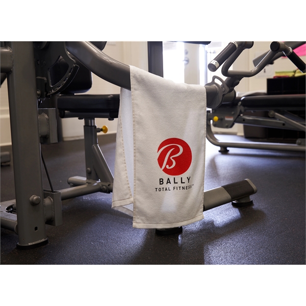 3.5 lbs/doz 12" x 42" screen printed fitness towel... from ASI 73520 Neet Feet / Kanata Towels
