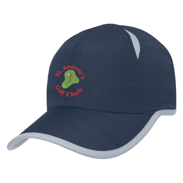 100% Lightweight Polyester. 6 Panel, Low Profile Cap. Unstructured Crown &... from ASI 61125 Hit Promotional Products / Hit®