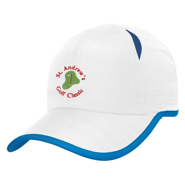 100% Lightweight Polyester. 6 Panel, Low Profile Cap. Unstructured Crown &... from ASI 61125 Hit Promotional Products / Hit®