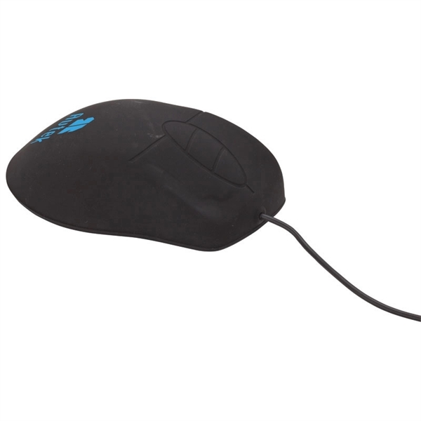 Seal Shield™ Mouse Black Antimicrobial-Washable Mouse... from ASI 67866 Logomark/Valumark