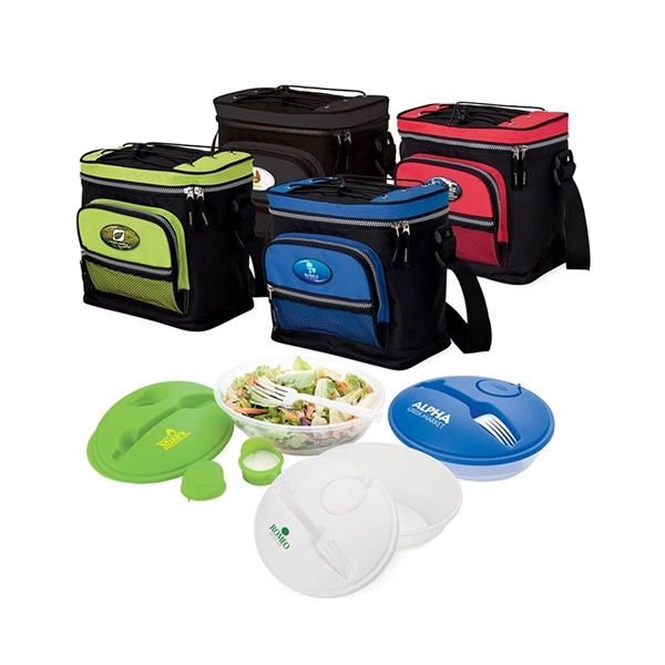 2-piece salad cooler set; has quart-plus sized bowl with removable 1... from ASI 67866 Logomark/Valumark