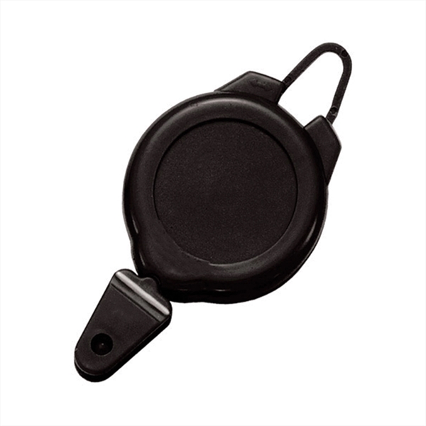 Blank. Compact and convenient, black solid ski/sports badge reel.... from ASI 62088 IDProductsource