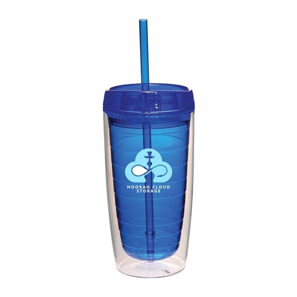 Embrace color with our Chroma Double Wall Acrylic Tumblers with straw.... from ASI 62088 IDProductsource