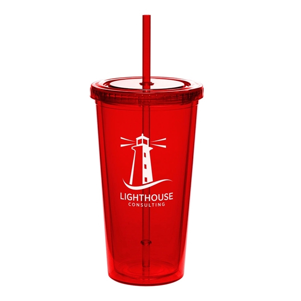 20 oz. acrylic tumbler with double wall construction with snap-tight lid... from ASI 62088 IDProductsource