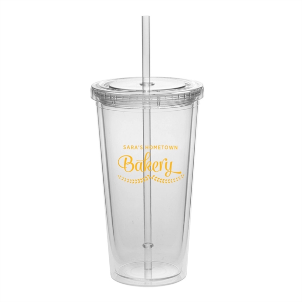 20 oz. acrylic tumbler with double wall construction with snap-tight lid... from ASI 62088 IDProductsource