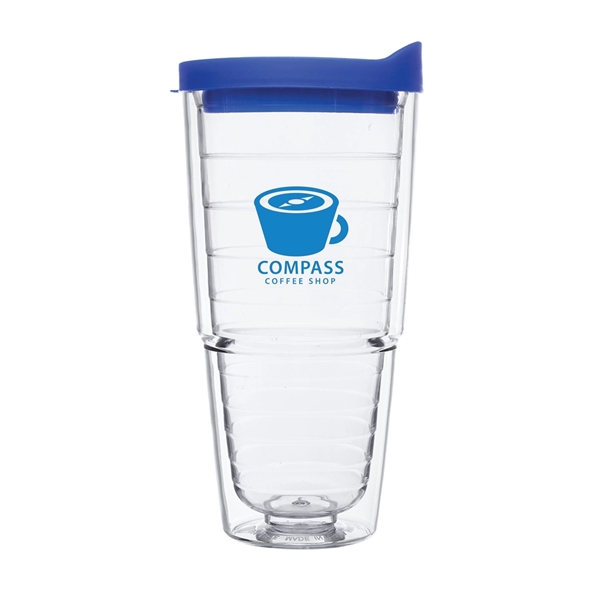 24-ounce Comet double wall insulated acrylic tumbler and straw with four... from ASI 62088 IDProductsource