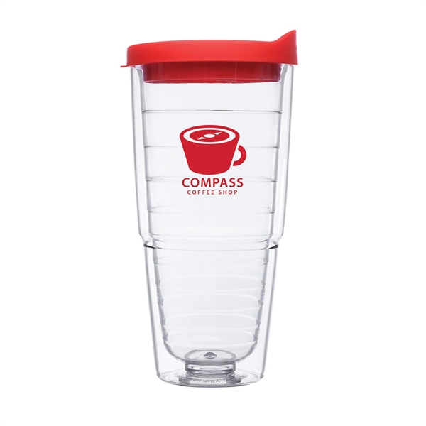 24-ounce Comet double wall insulated acrylic tumbler and straw with four... from ASI 62088 IDProductsource