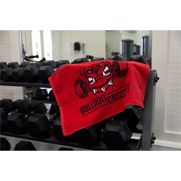 2.4 lbs/doz 16" x 25" screen printed sport towel... from ASI 73520 Neet Feet / Kanata Towels