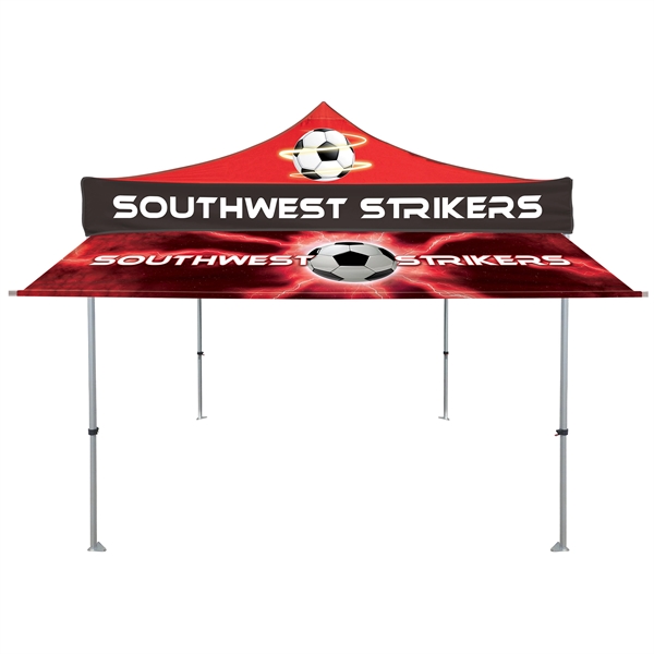 Full Custom Full Color 10' Tent Awning for Hexagon Leg Style... from ASI 80228 Quinn