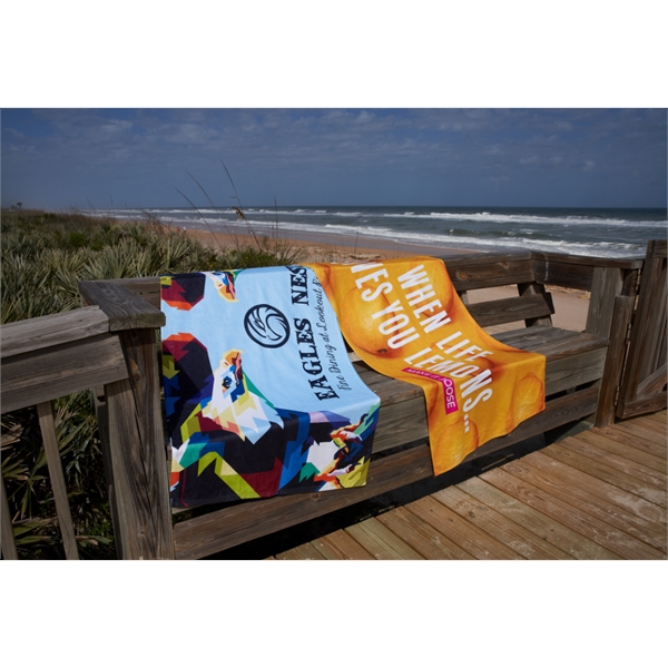 30x60 sublimated beach towel... from ASI 73520 Neet Feet / Kanata Towels