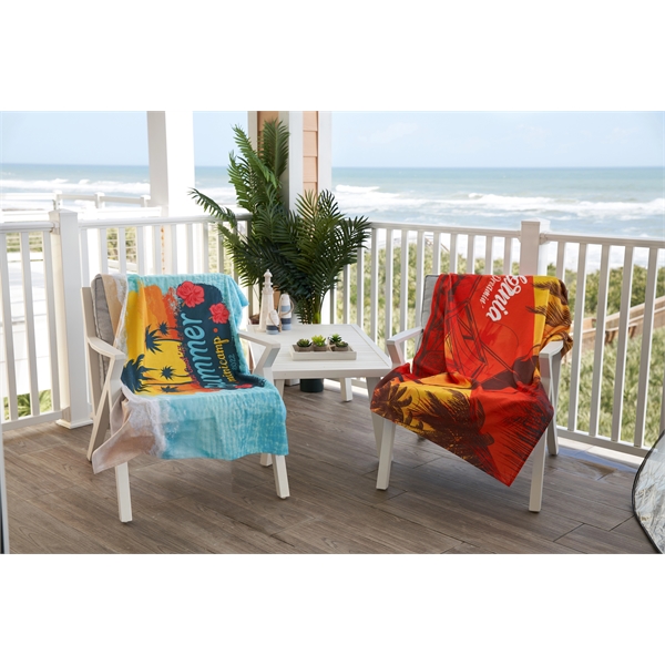 Sublimated beach towel... from ASI 73520 Neet Feet / Kanata Towels