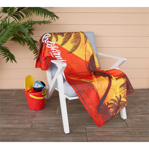 Sublimated beach towel... from ASI 73520 Neet Feet / Kanata Towels