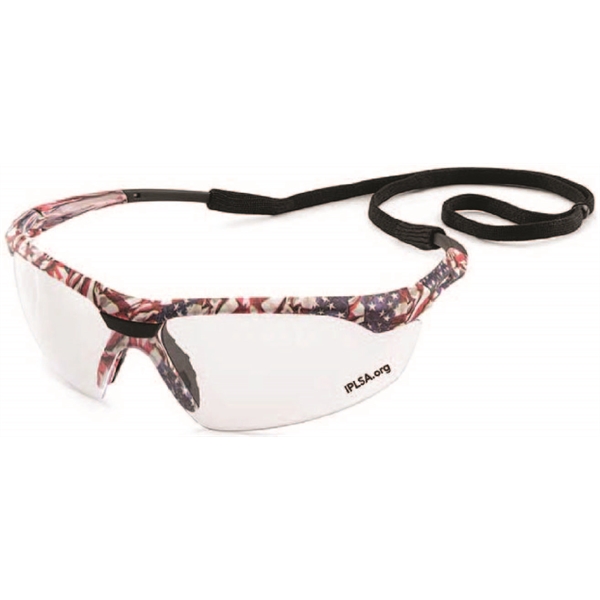 Conqueror Old Glory Camo Frame With Clear Anti-Fog Lens. Printed on... from ASI 79951 Promosafe / Promosafe