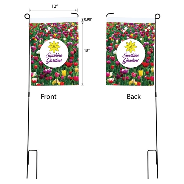 DisplaySplash Garden Flag - Double Sided... from ASI 67866 Logomark/Valumark