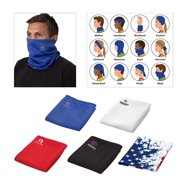 Cub Pack Multi-Use Neck Gaiter 5-Pack... from ASI 67866 Logomark/Valumark