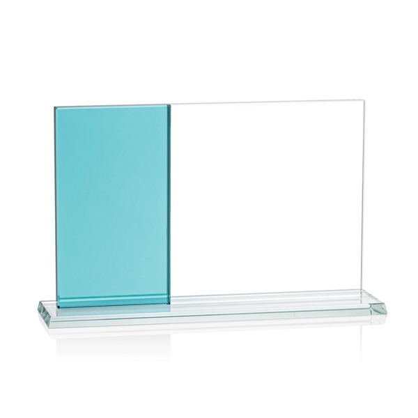 Composite Horizontal VividPrint™ Award - Teal... from ASI 84592 St Regis Group / Prestige Glass