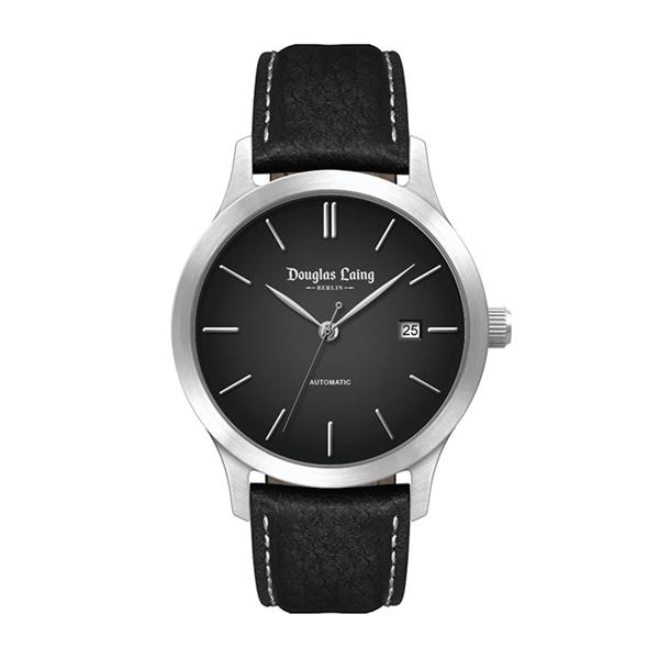 40MM STEEL SILVER CASE, 3 HAND "AUTOMATIC" MVMT, D...... from ASI 67866 Logomark/Valumark