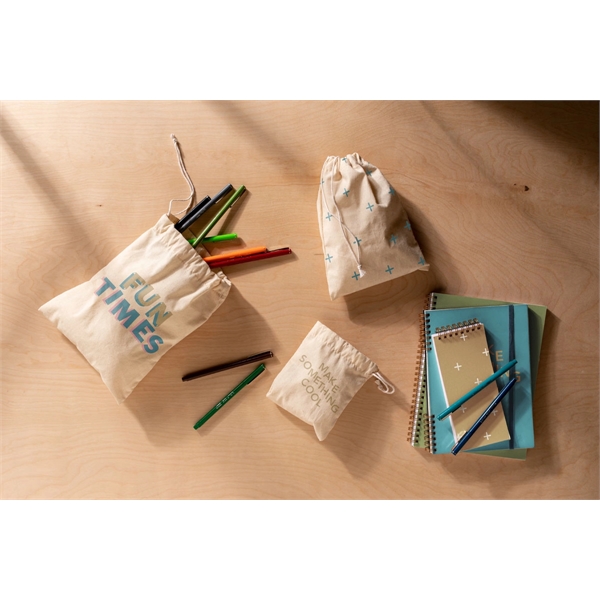 Lightweight 4.5oz. Cotton Muslin material with single-sided cotton drawstring.... from ASI 74710 Numo